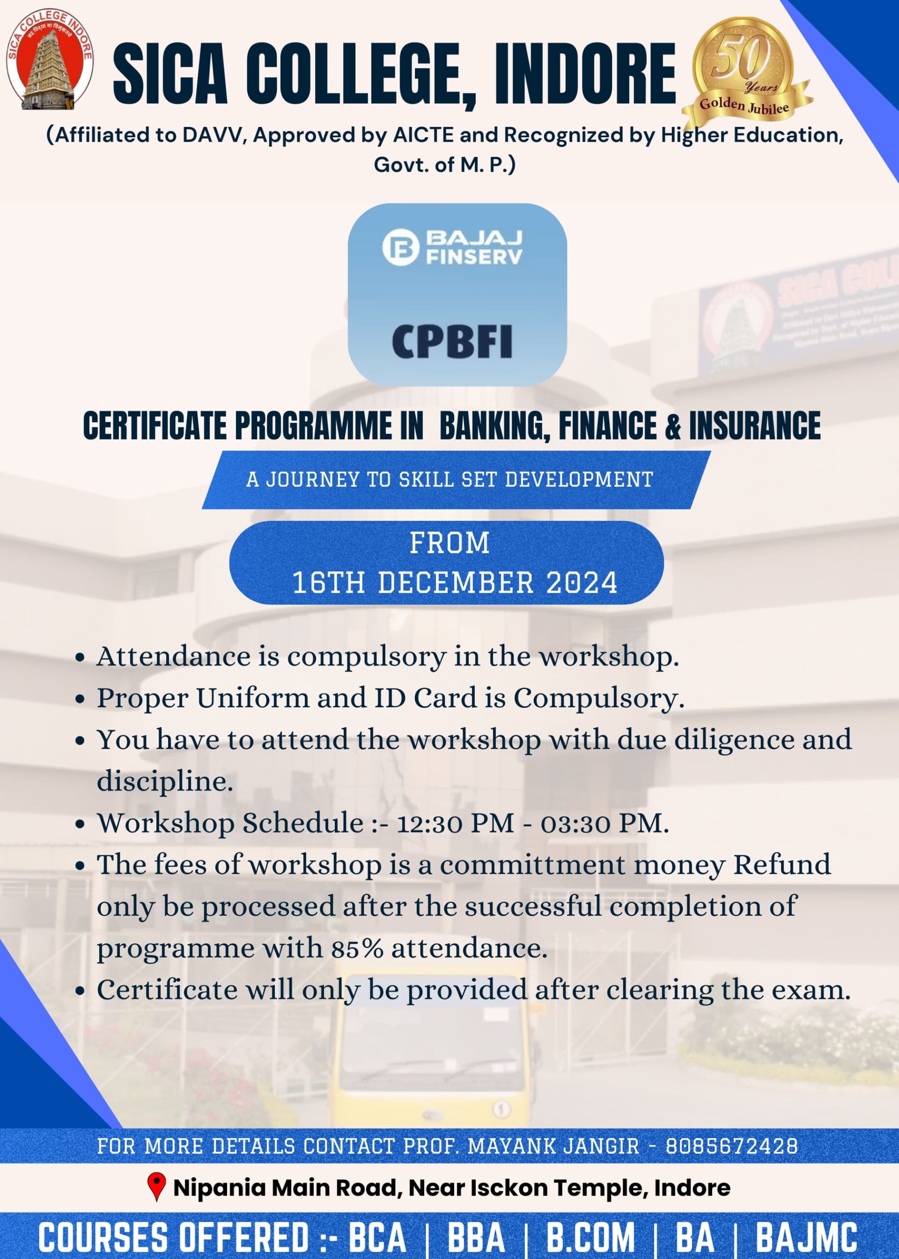 CPBFI Workshop